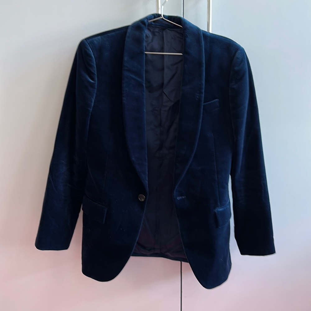 Velour Jcrew Ludlow Jacket